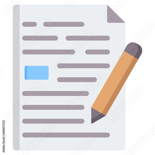 Writing Flat Icon