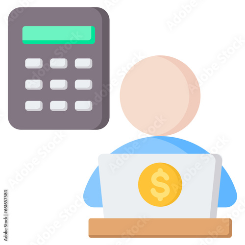 Accounting Flat Icon