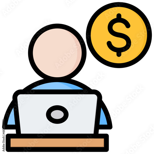 Freelancer Outline Color Icon