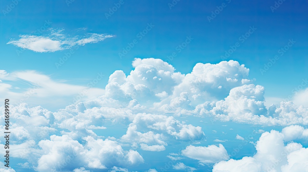Image of blue sky with clouds. Image of blue sky with clouds.