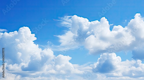 Image of blue sky with clouds.