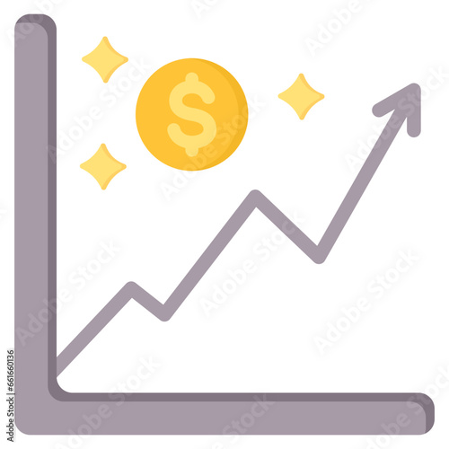 Trading Debut Flat Icon