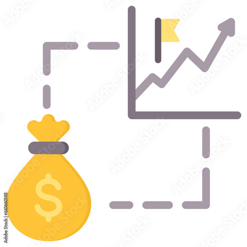 Pre Ipo Financing Flat Icon