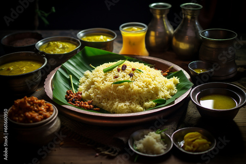 Thai Pongal Rice, Sweet Pongal, Chakkara Pongali, Sakkarai Pongal photo