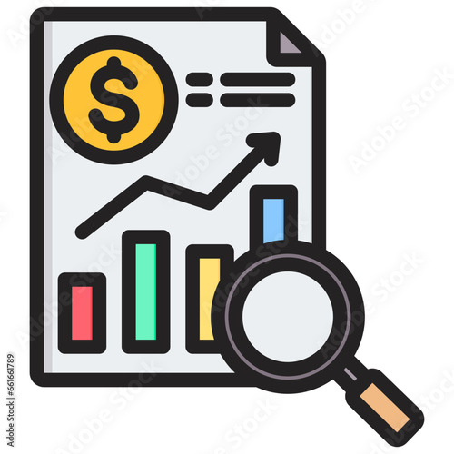 Disclosure Outline Color Icon