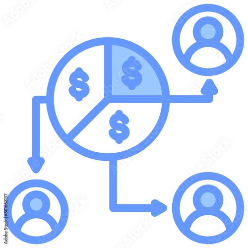 Shareholder Blue Icon