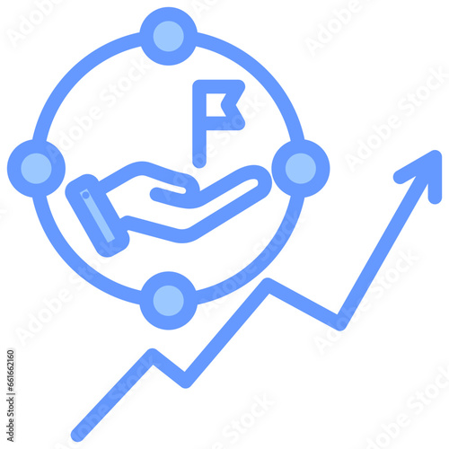Ipo Process Blue Icon