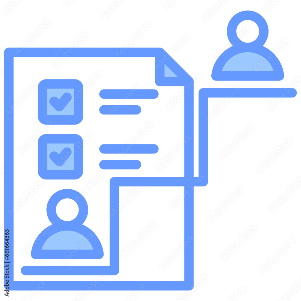 Succession Planing Blue Icon Succession Planing Blue Icon