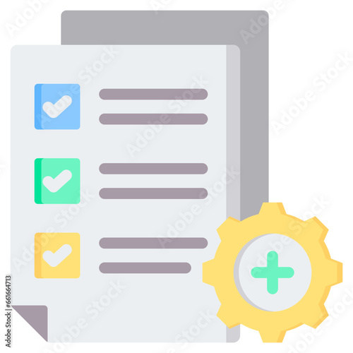 Grading Flat Icon