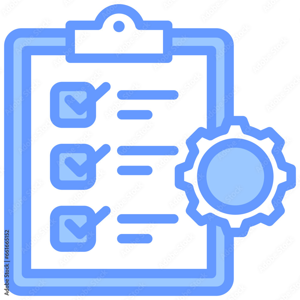 Task List Blue Icon Task List Blue Icon