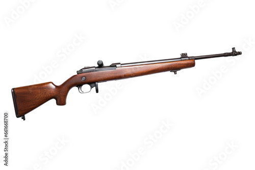 WWI Era Bolt Action Lee Enfield Rifle on isolated background