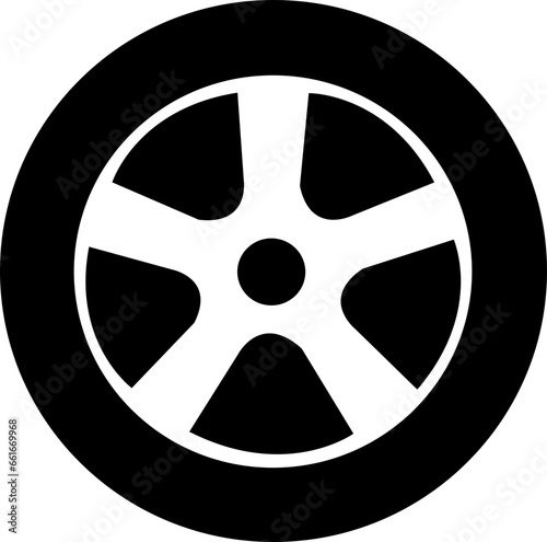 wheel Rubber Tier icon for business for your website. To make attractive design on very good design to show up you business. Tire royalty free vector art isolated on transparent background.
