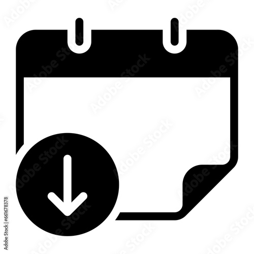 download glyph icon