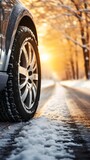 Navigating Winter Roads: Car Tire Tread in Snow