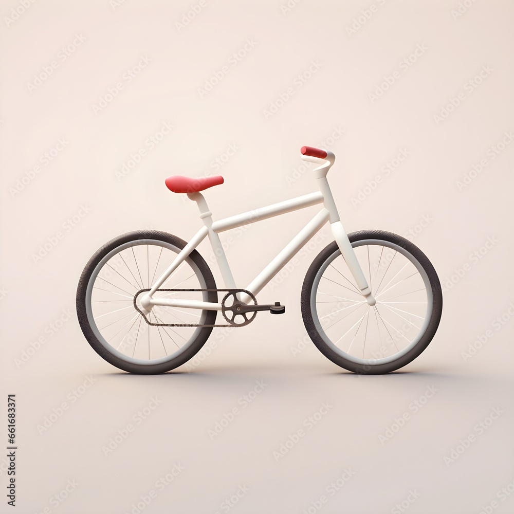 Model of a bicycle, showcasing the elegance of human-powered transportation. Model of a bicycle, showcasing the elegance of human-powered transportation.