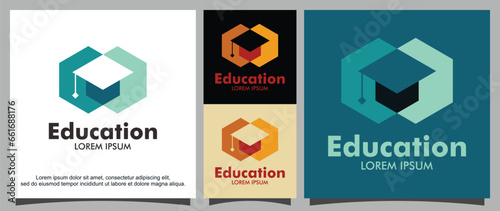 Student and education logo template 