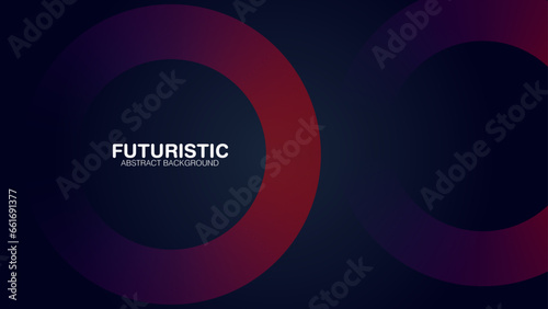 Futuristic abstract background. Glowing circle lines design. Modern shiny blue and pink geometric lines pattern. Future technology concept. Suit for poster, banner, cover, presentation, we