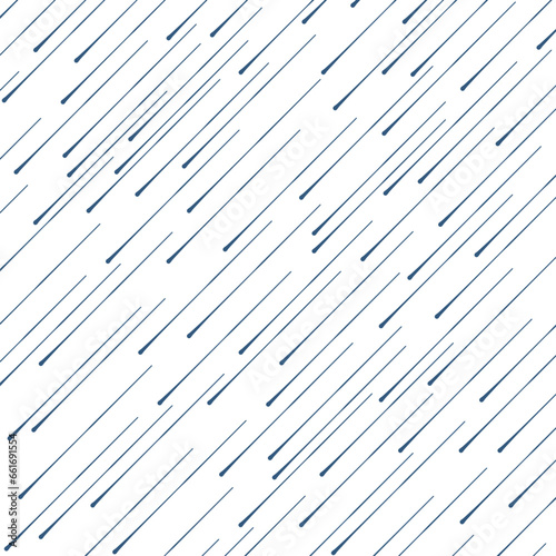 blue and white background with long rain's drops