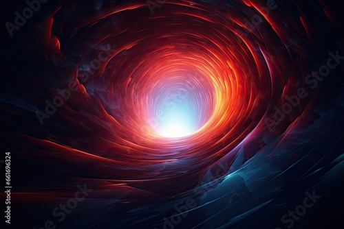 Abstract background with a mysterious portal