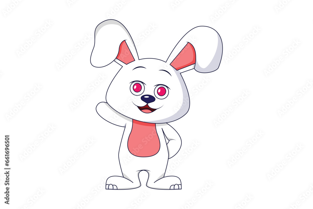 Cute Rabbit Character Design Illustration Cute Rabbit Character Design Illustration