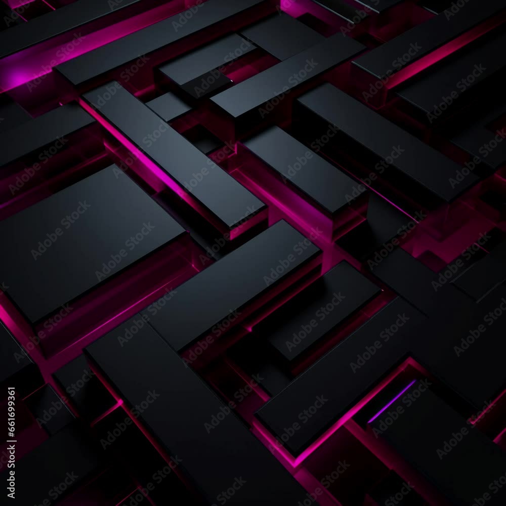 Magenta and black stripes geometric tech abstract background. Seamless looping motion design. Background for social media posting. Magenta and black stripes geometric tech abstract background. Seamless looping motion design. Background for social media posting.
