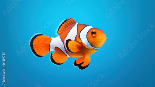 Nemo fishes on the isolated background
