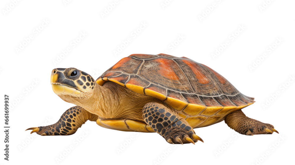 Obraz premium sea turtle on the transparent background