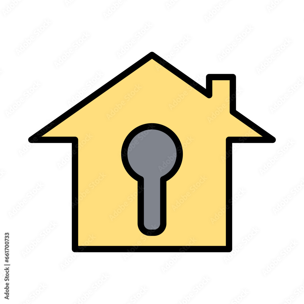 Home security icon Home security icon