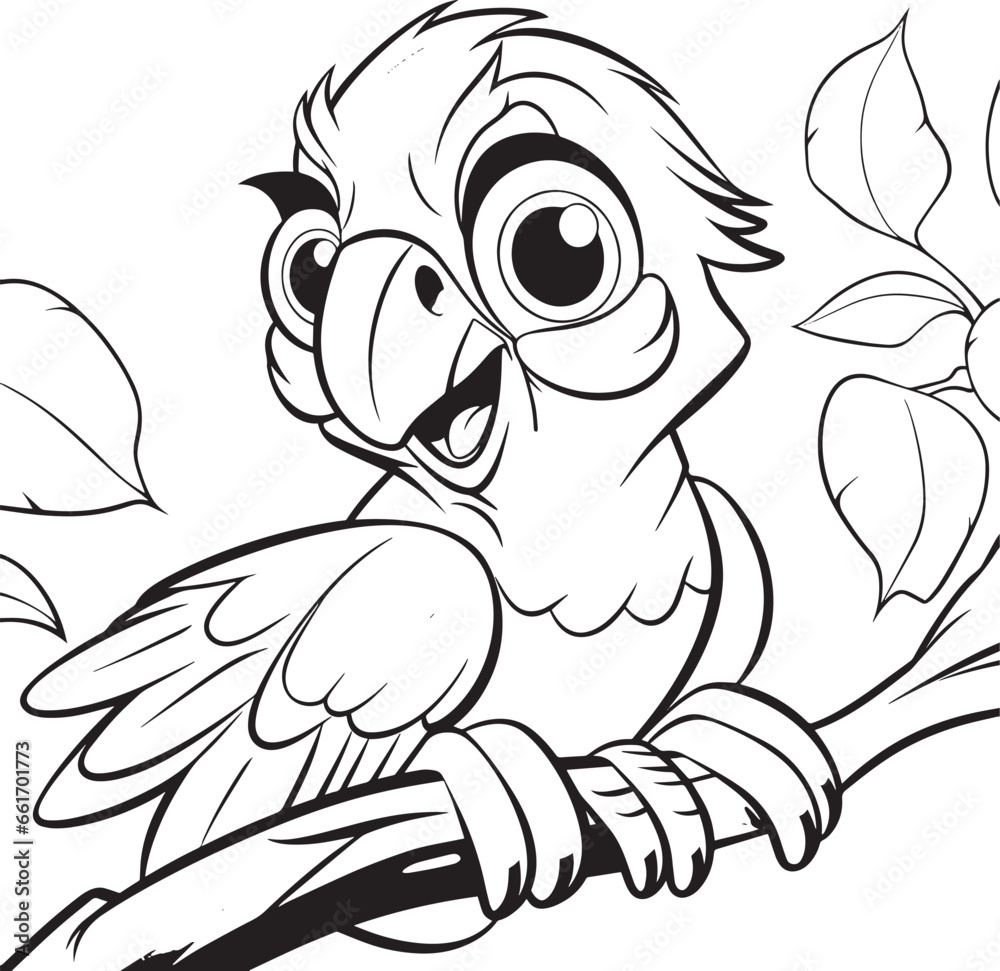 coloring page bird with a smile coloring page bird with a smile