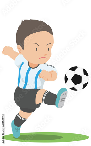 シュート　サッカー
