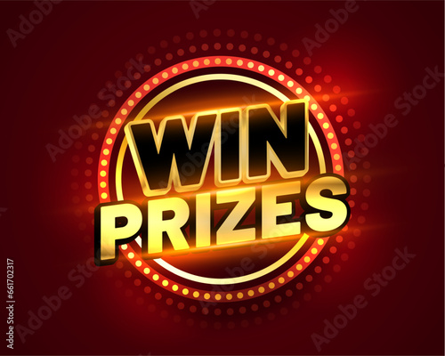 retro style win prizes and surprise gifts background