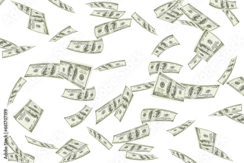 Digital png illustration of floating money on transparent background