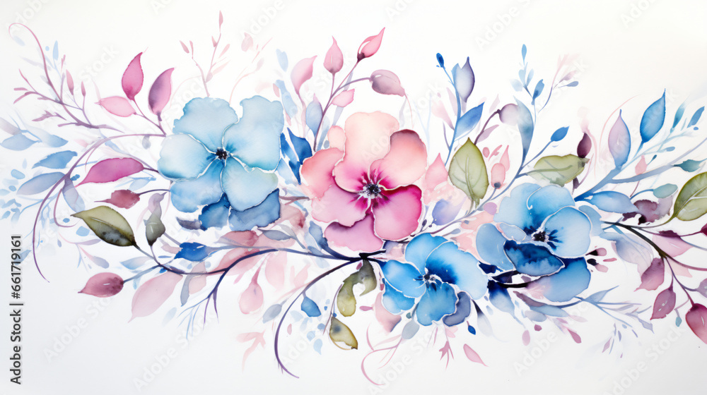 Abstract floral background