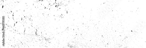 Panorama view grainy dust background. Grunge overlay texture. Vector distress texture.