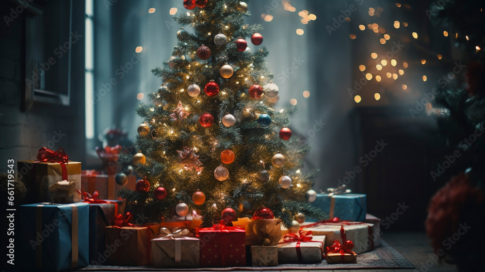 Under the Sparkling Boughs: Gifts Await their Recipients, generative ai