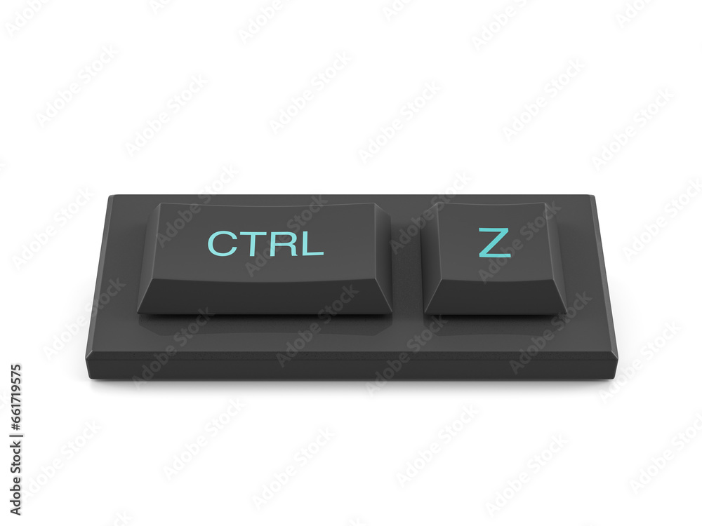 Mini keyboard ctrl Z - obrazy, fototapety, plakaty 