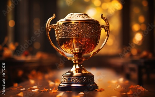 Winner or champion golden t...