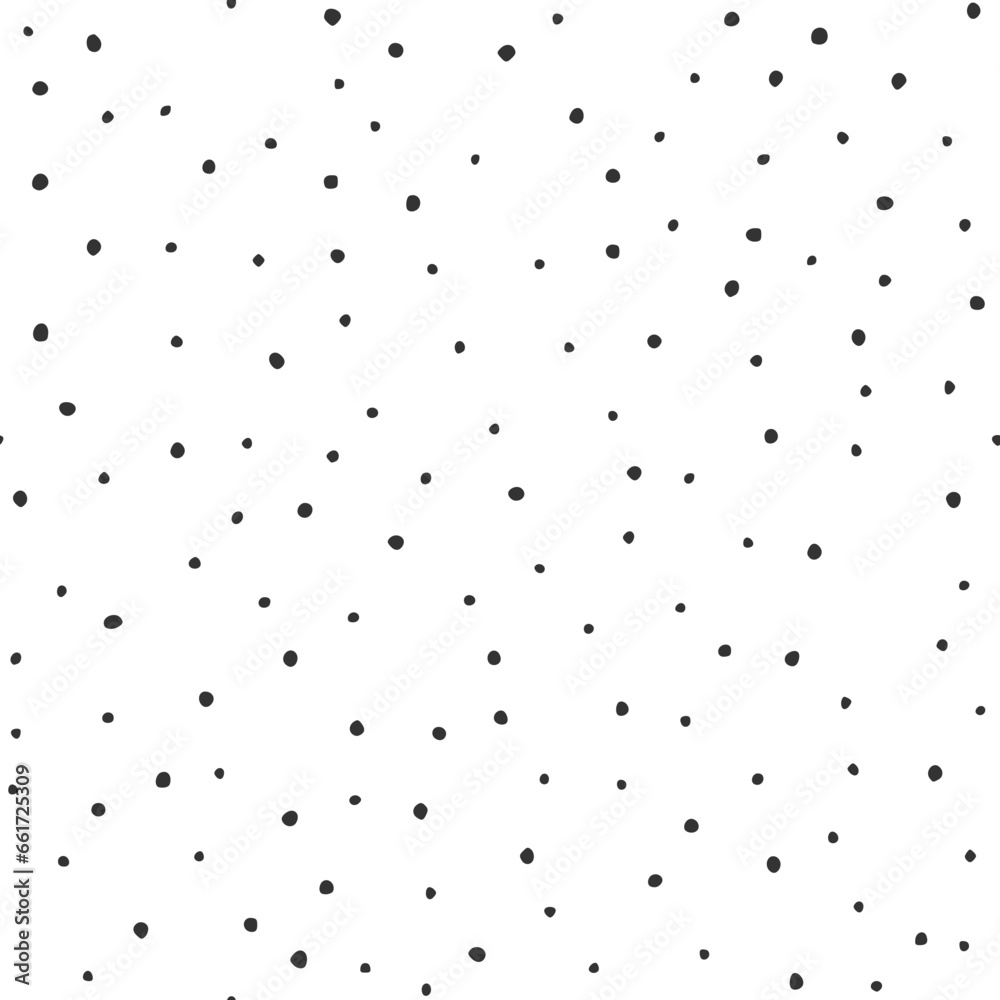 Seamless pattern. Shapeless circles and dots of different sizes. Seamless pattern. Shapeless circles and dots of different sizes.