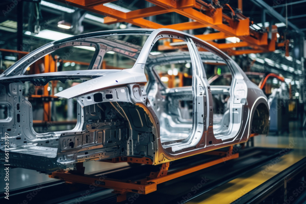 Automated assembly line for robot manipulators for the production of high-tech electric vehicles running on clean energy