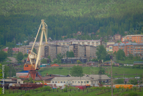 crane in the port