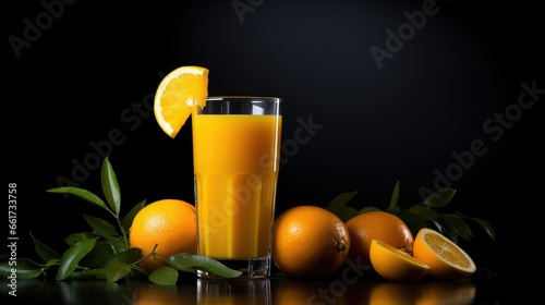 Fresh Orange Juice Photography Isolated Background