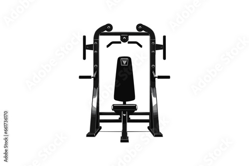 Gym equipments vector design