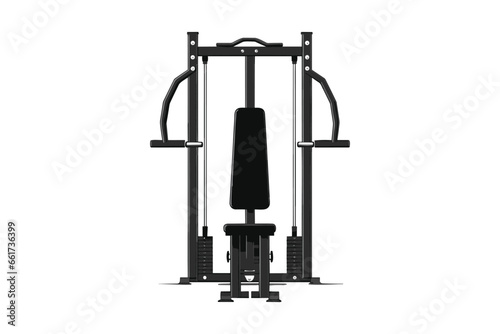 Gym equipments vector design