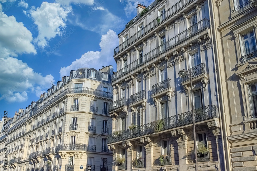 Paris, a beautiful building - obrazy, fototapety, plakaty 