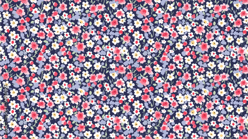 seamless ditsy flowers repeating pattern, tiny flowers pattern, ditsy, liberty , meadow, floral , for summer dress fabric