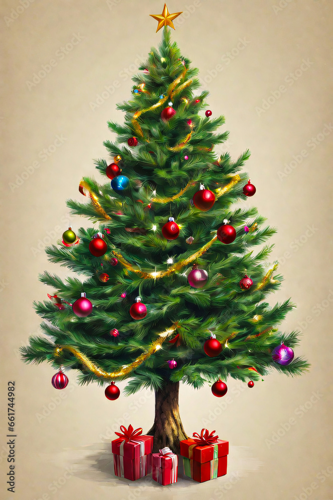 christmas tree with gifts christmas tree with gifts