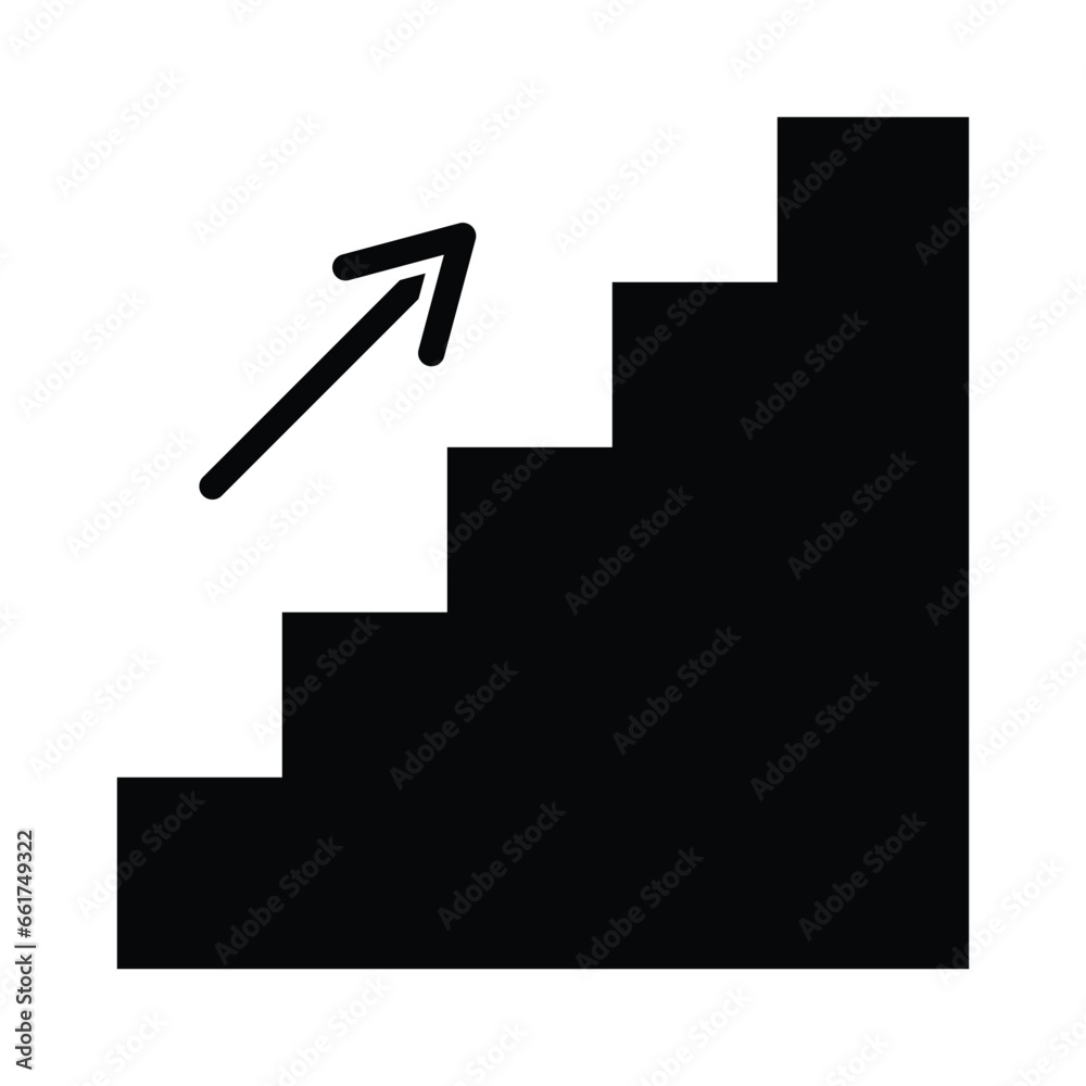 stairs icon vector design template stairs icon vector design template