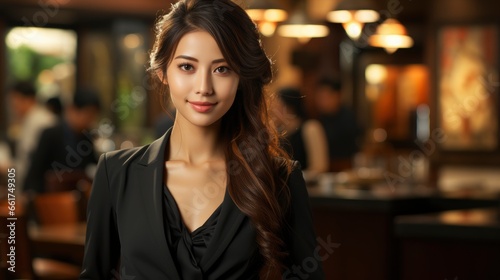 Portrait Beautiful Young Asian Business Woman , Background Images , Hd Wallpapers, Background Image