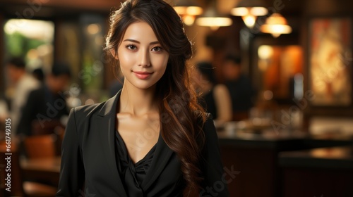 Portrait Beautiful Young Asian Business Woman   Background Images   Hd Wallpapers  Background Image