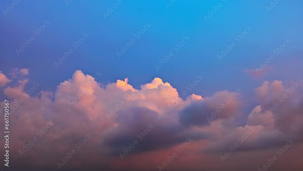 Time lapse of beautiful sunset sky cloud background Time lapse of beautiful sunset sky cloud background
